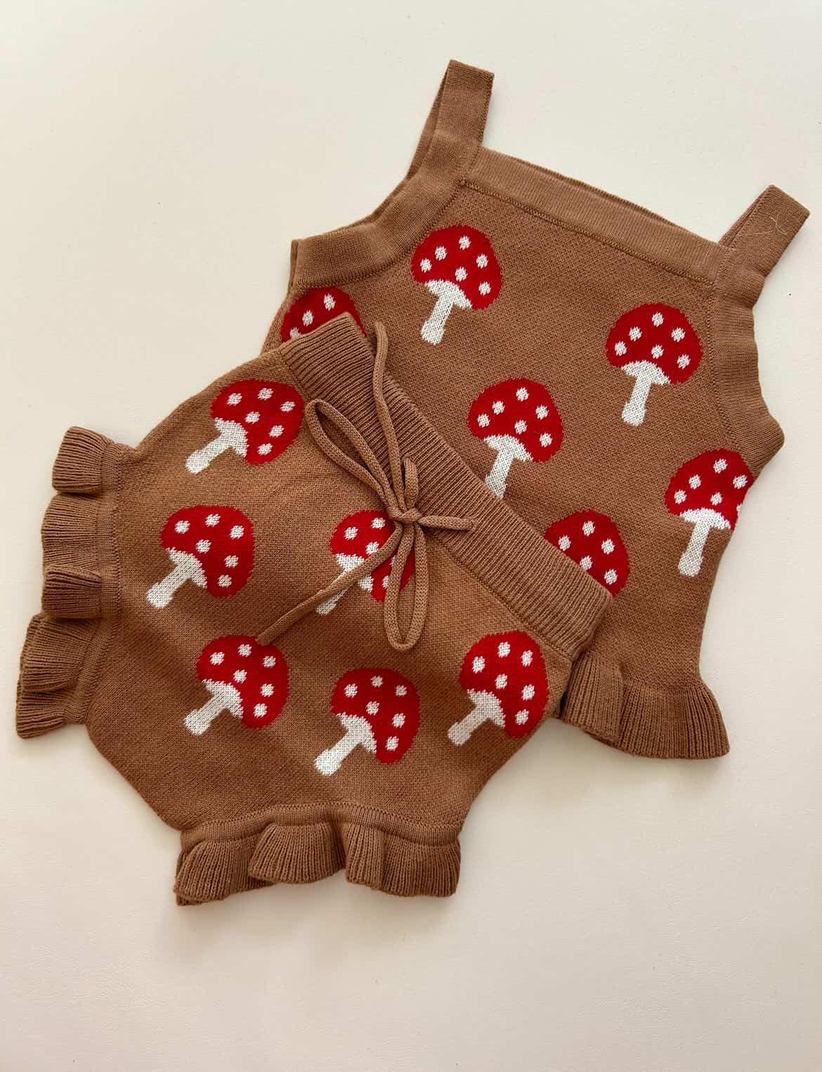 KNIT SUMMER SET MUSHROOM MEADOW