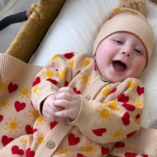 KNIT ROMPER  LITTLE LOVE SUNSHINE