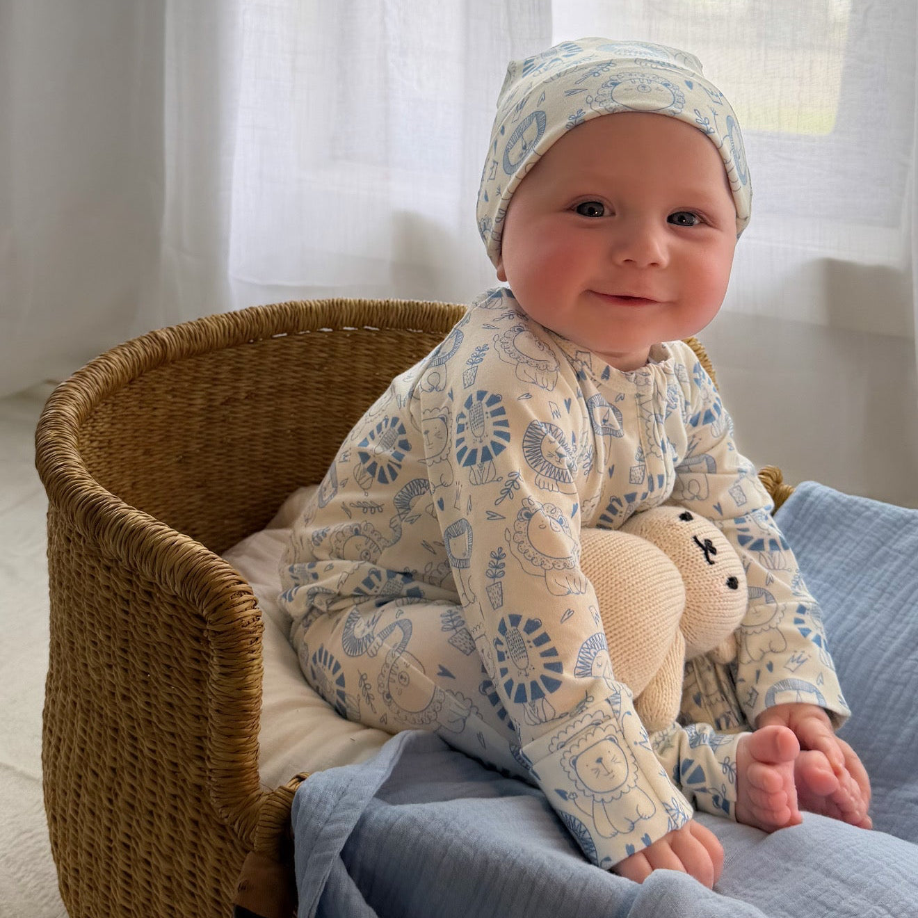 ZIP ROMPER LITTLE LION