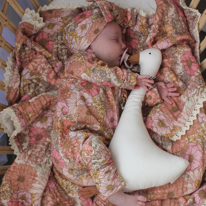 GAUZE LACE BLANKET VINTAGE GARDEN