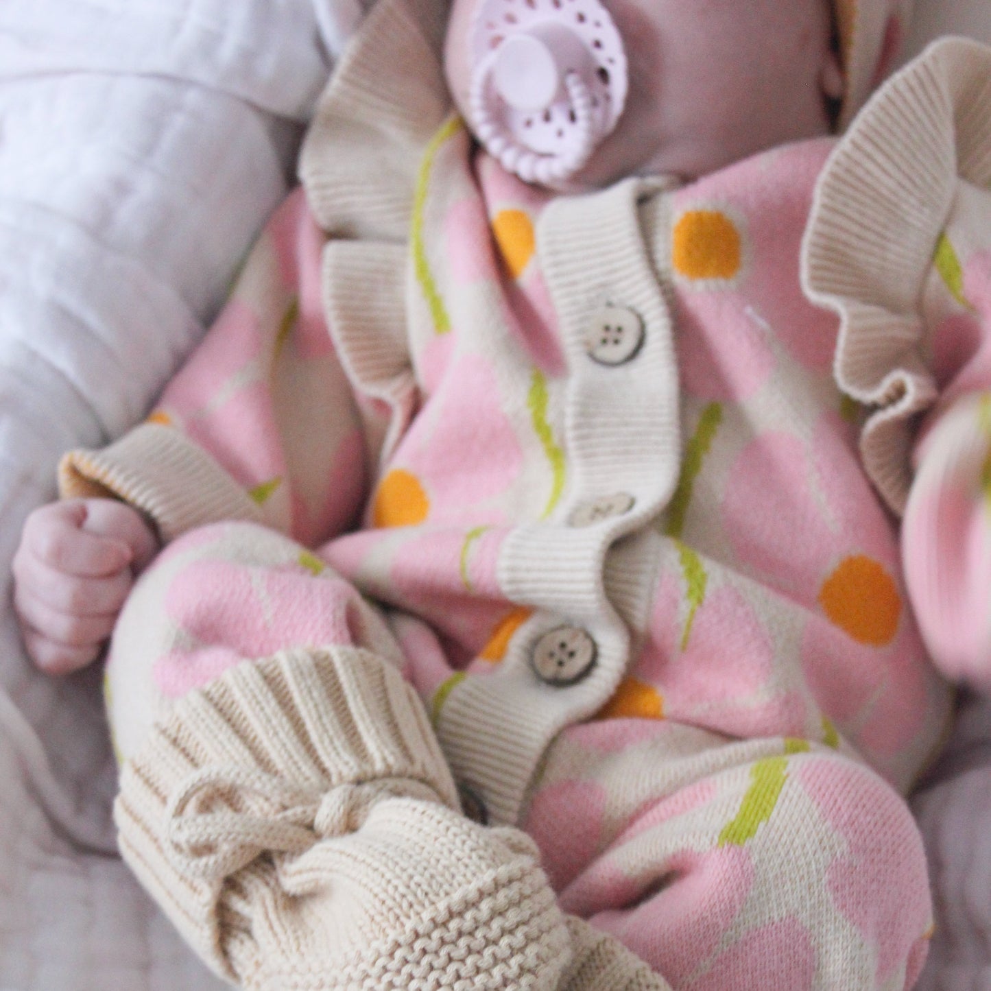 KNIT ROMPER DAISY DREAM