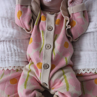KNIT ROMPER DAISY DREAM