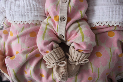 KNIT ROMPER DAISY DREAM