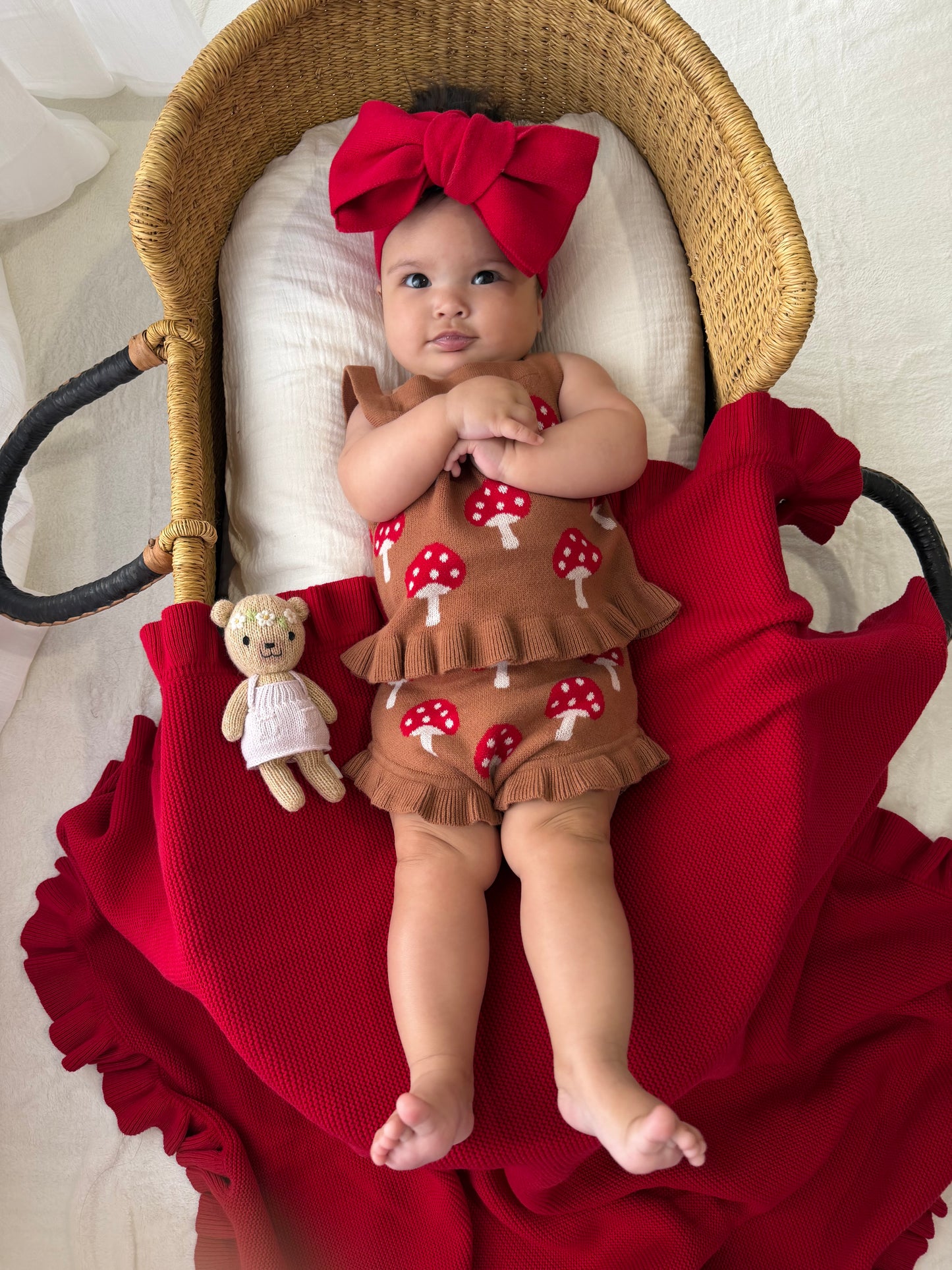 KNIT SUMMER SET MUSHROOM MEADOW