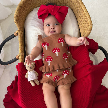 KNIT SUMMER SET MUSHROOM MEADOW