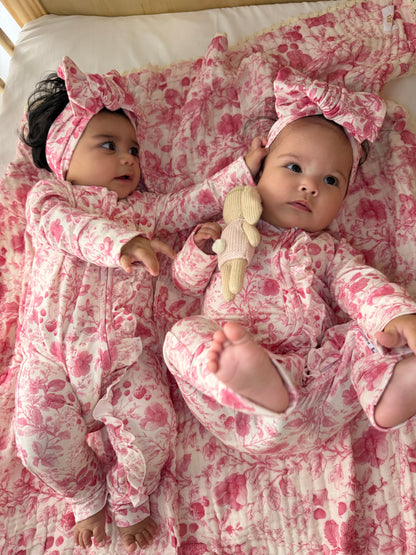 FRILL ZIP ROMPER WILDFLOWER DREAM