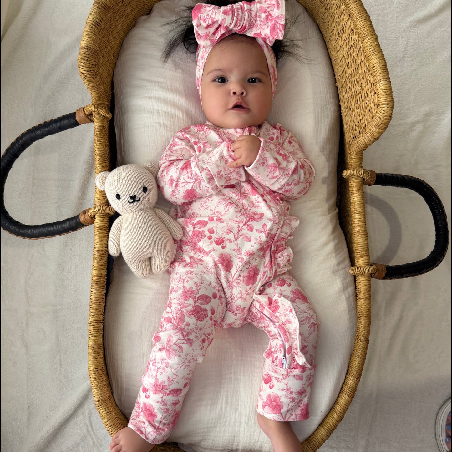 FRILL ZIP ROMPER WILDFLOWER DREAM