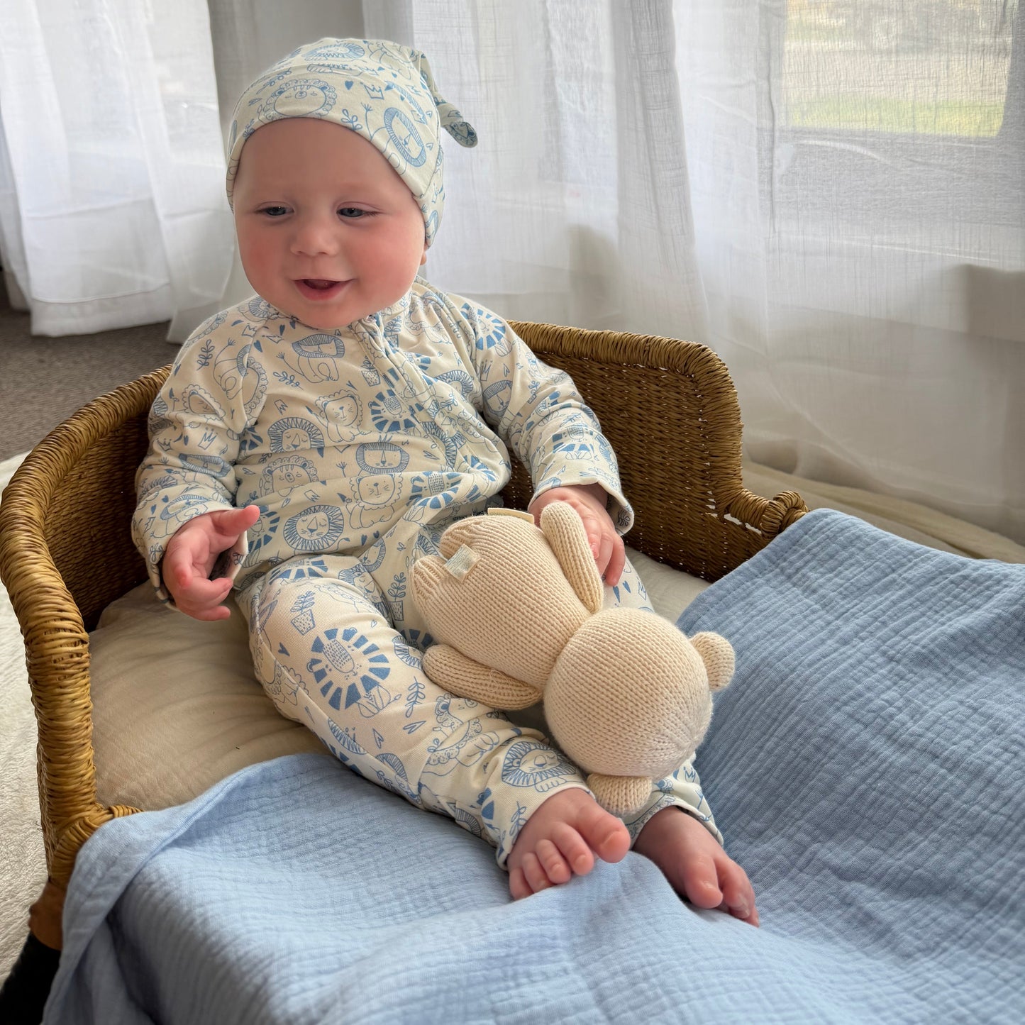 ZIP ROMPER LITTLE LION