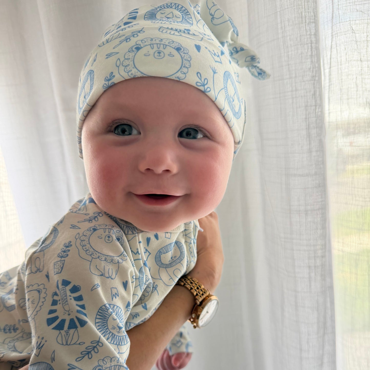 DOUBLE KNOT BEANIE LITTLE LION