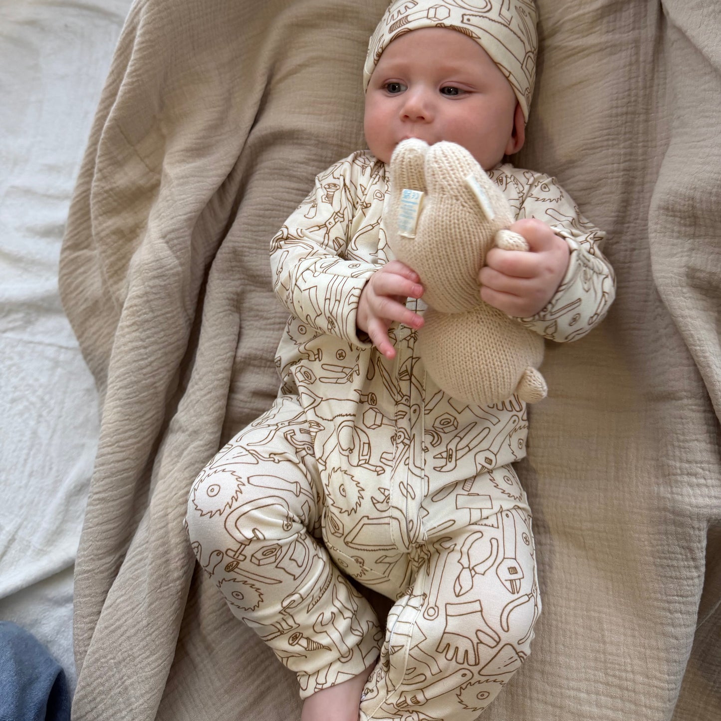 ZIP ROMPER TINY TOOLS