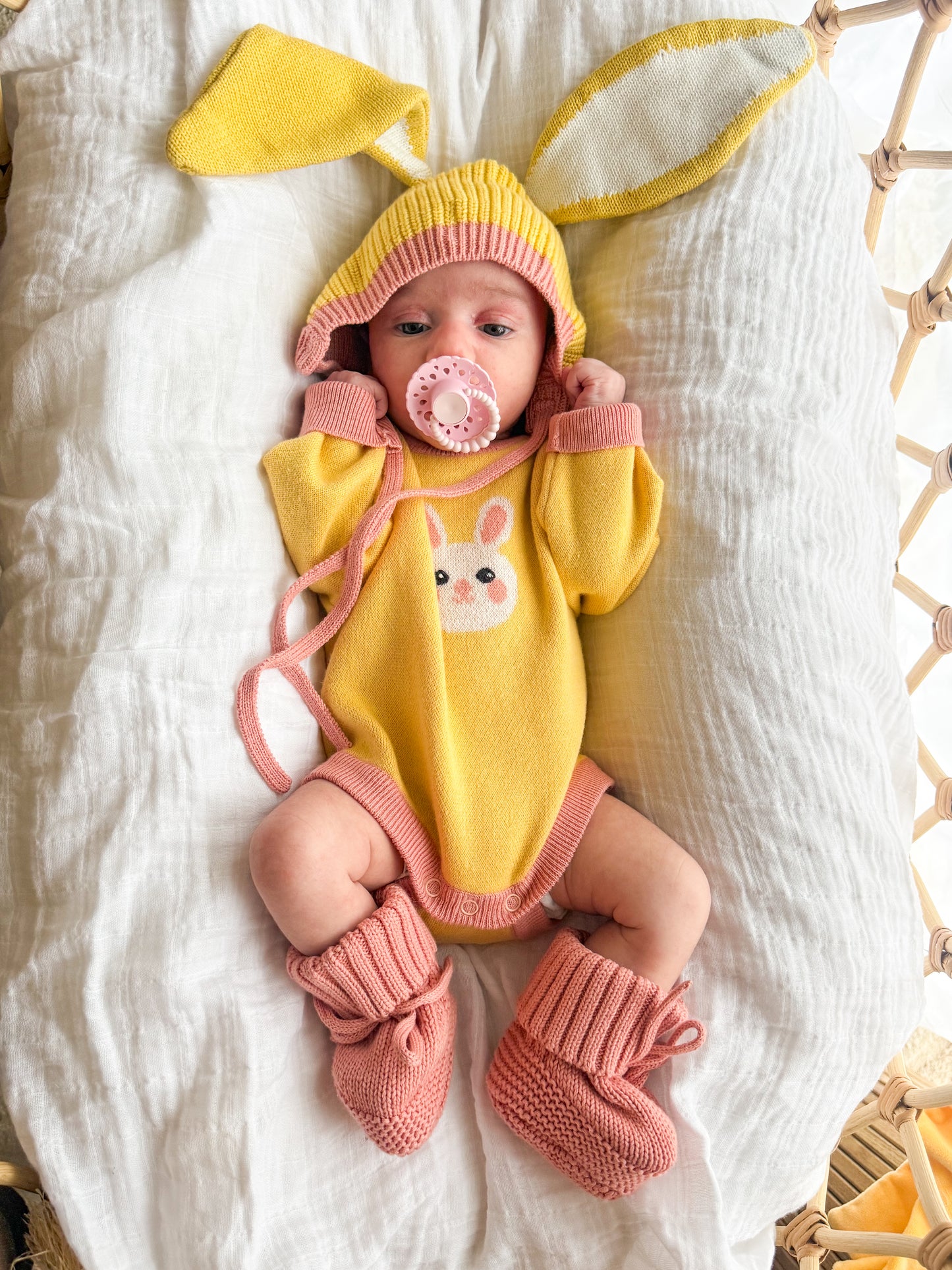 Bunny Bonnet Butter Pink