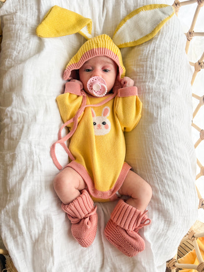 Bunny Bonnet Butter Pink