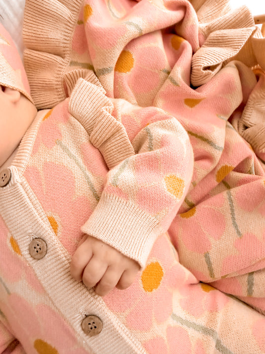 KNIT ROMPER DAISY DREAM