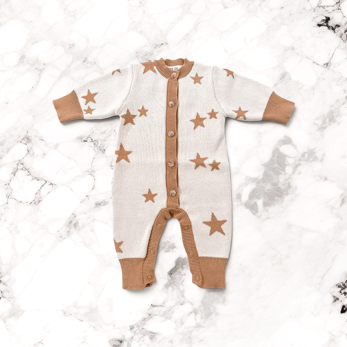 KNIT ROMPER THE NORTH STAR