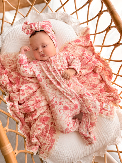 FRILL ZIP ROMPER WILDFLOWER DREAM