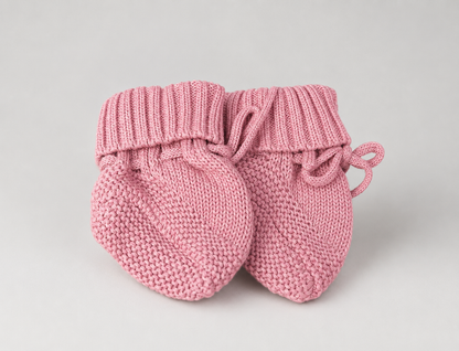 Knitted Booties Pink