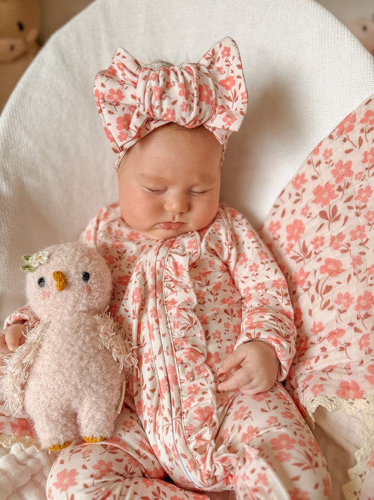 OVERSIZED TOPKNOT TIMELESS BLOSSOM