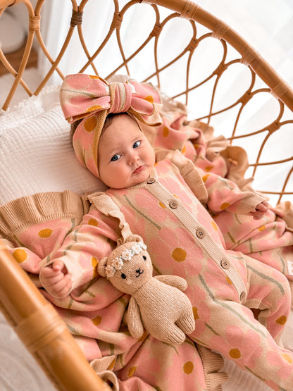 KNIT BLANKET DAISY DREAM