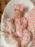 FRILL ZIP ROMPER TIMELESS BLOSSOM