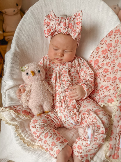 FRILL ZIP ROMPER TIMELESS BLOSSOM